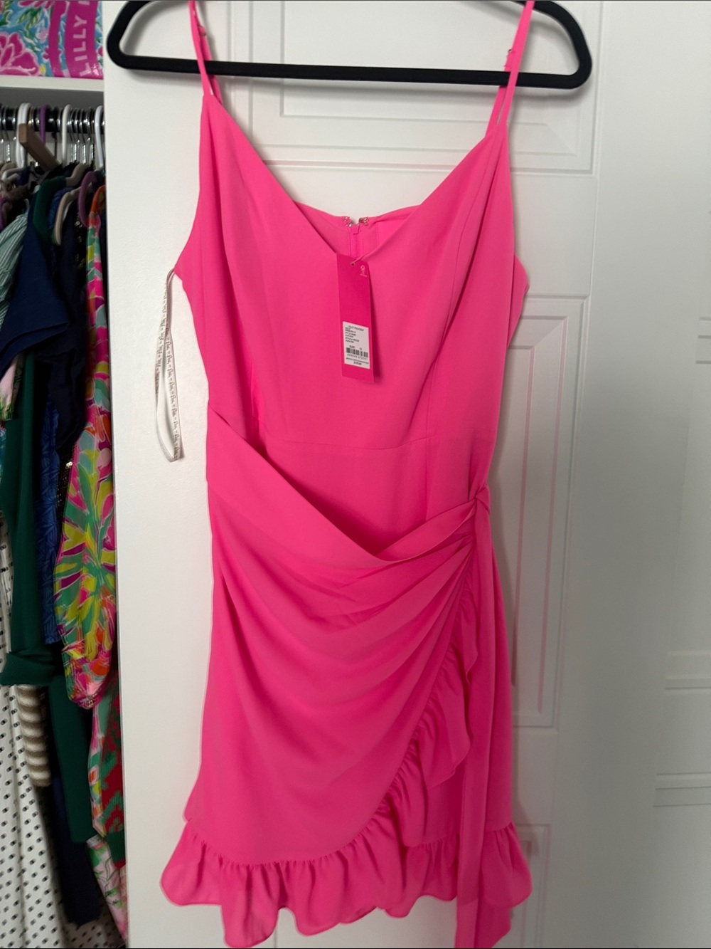 NWT Lilly Pulitzer Alisa Dress in Aura Pink Size 12
